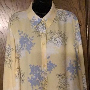 Emma&James 100%polyester long sleeves shirt s 16W